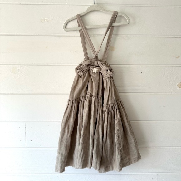 NWT Monbebe Gauzy Cotton Boho Neutral Can Can Wear 2 Ways Skirt Dress in Gray S - Picture 13 of 16